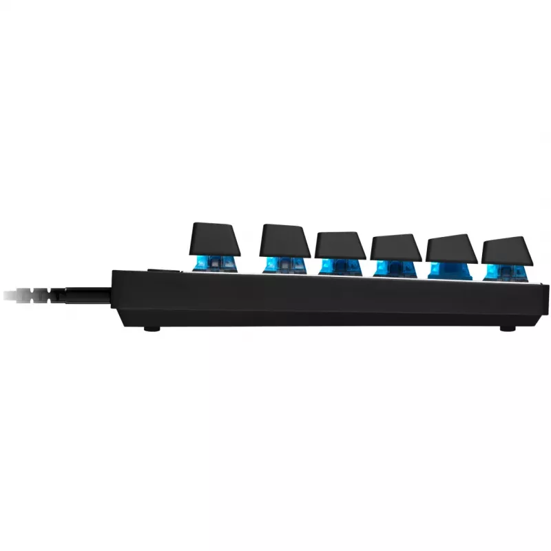 Logitech G PRO X RAPID - klávesnica - TKL - podsvietenie - USB - QWERTZ - nemčina - spínače klávesov: lineárne - čierna (920-013228)