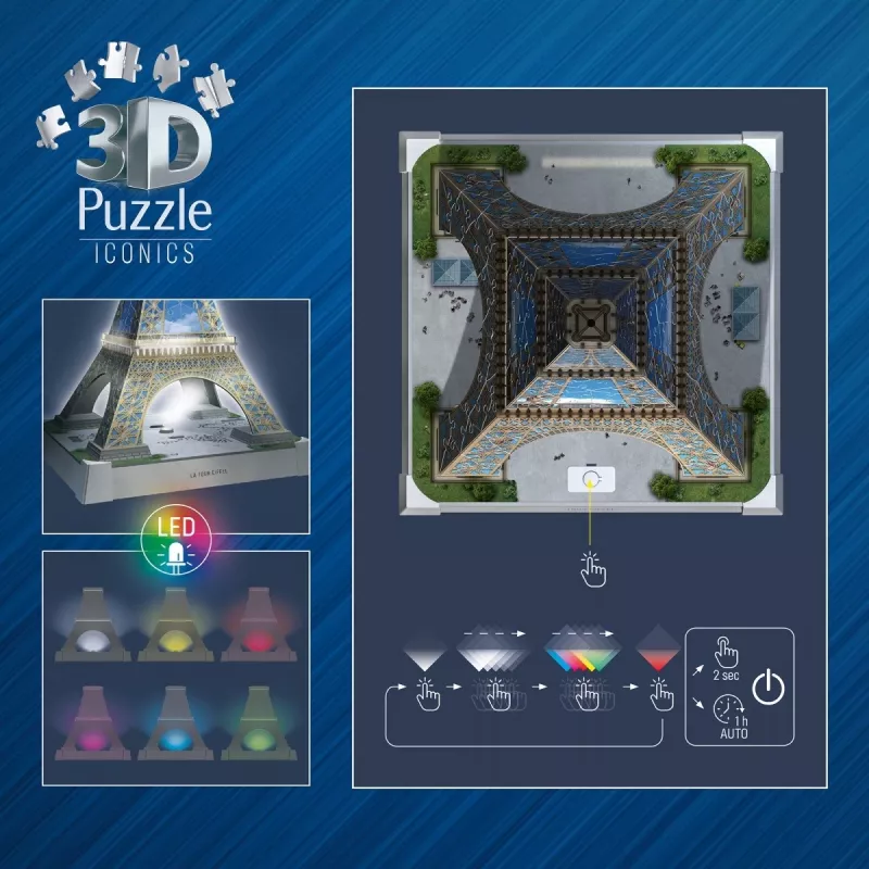 3D puzzle Eiffelova veža