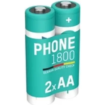 Ansmann ANS 1312-0038 - Dect NiMh batéria AA Mignon 1600 mAh balenie 2 ks - batéria - Mignon (AA) (1312-0038)