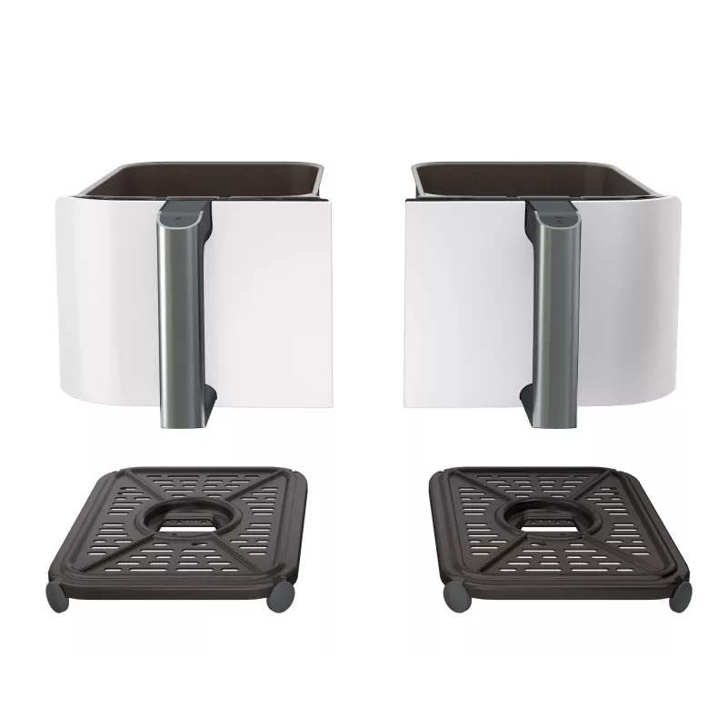Teplovzdušná fritéza Ninja AF400EU Double 9,5 L 2470 W biela, otočné a dotykové ovládanie