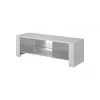 Cama TV stojan WEST 42/130/42 biely/sivý lesklý