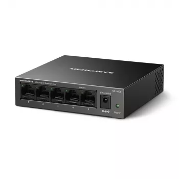 Mercusys MS105GS - desktopový switch, 5 Gigabit portov, čierny