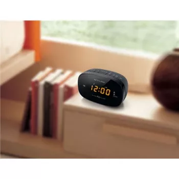 Rádiobudík Muse M-150CR s FM-PLL tunerom, 1,52 cm LED displej, budík (rádio/bzučiak), AC 230V/AAA batérie