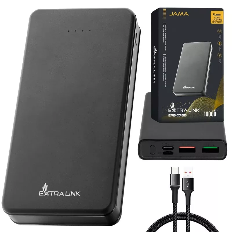 Prenosná powerbank Extralink EPB-078B 10000mAh