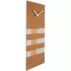 NeXtime nástenné hodiny 2855co Bold Stripes, 38x19 cm, nástenné, medená