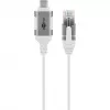Goobay Ethernet kábel USB-C 3.1 na RJ45 tenký 1 m – prepája router, modem (74385)