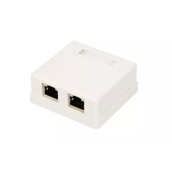 Nadomietková sieťová zásuvka Extralink EX.9649 — 2x RJ45 Cat5e STP