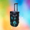 Prenosný Bluetooth karaoke reproduktor MANTA SPK0803B140 140W, batériové napájanie, MIC/USB/microSD, FM, ekvalizér, kolieska