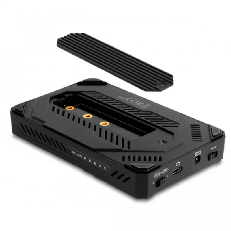 Puzdro na HDD/SSD DeLOCK 42020 čierne 2,5 palca USB Type-C 10 Gbit/s