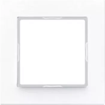 Kryt nástenného spínača JUNG AC 581 WW biely, duroplast, 84×84 mm