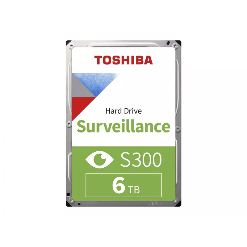Toshiba S300 Surveillance 3.5 interný pevný disk SATA 6GB/s – 6 TB, 5400 ot/min