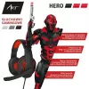Herný headset s mikrofónom Art Hero USB