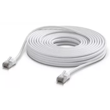 Sieťový kábel Ubiquiti UACC-Cable-Patch-Outdoor-C6A-15M-W RJ-45 Cat6a 15m biely