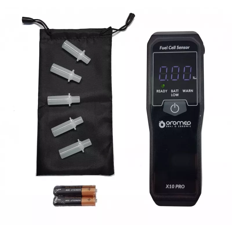 Oromed ALK_ORO-X10 PRO alkohol tester 0 - 4 % 0,05 % čierny