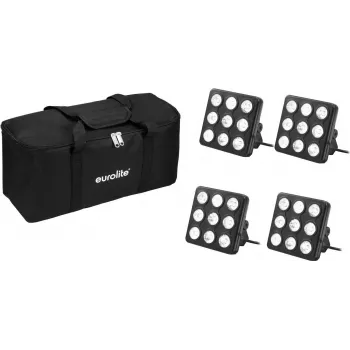 LED Party Panel Set EUROLITE 20000962 RGB UV — viacfarebné LED panely s RGB a UV svetlom