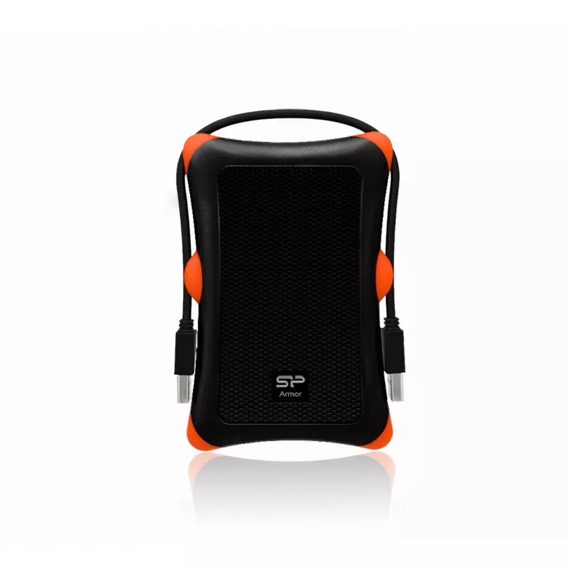SILICON POWER Armor A30 - pevný disk - 2TB - externý (prenosný) - 2.5 (6,4 cm) - USB3.0 - čierny (SP020TBPHDA30S3K)