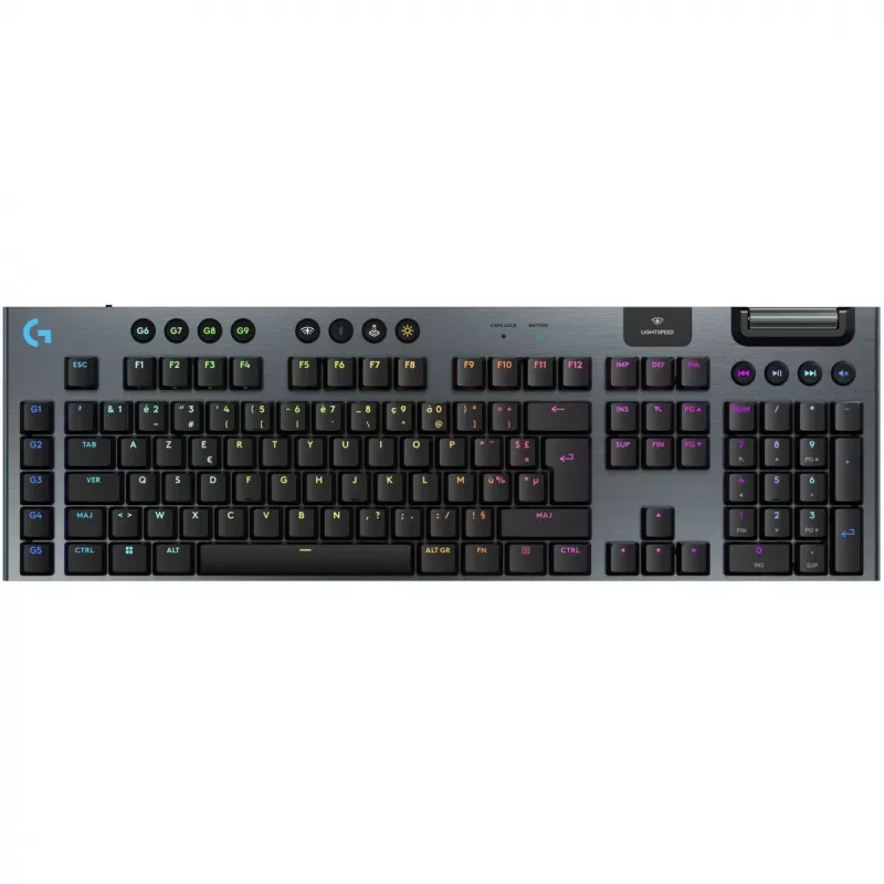 Logitech G G915 X LIGHTSPEED klávesnica herná USB RF Wireless Bluetooth AZERTY francúzska čierna