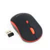 GEMBIRD MUSW-4B-03-R bezdrôtová optická myš MUSW-4B-03-R 1600 DPI nano USB čierna-červená