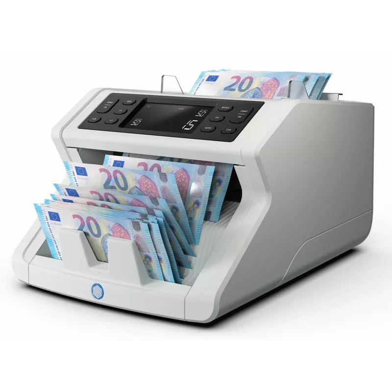 Počítačka bankoviek Safescan 2210 G2 biela LCD displej AC 220-240V