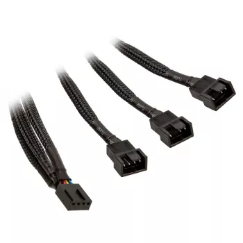 EK Water Blocks EK kábel Y-rozbočka pre 3x 4-pin PWM ventilátory 10 cm