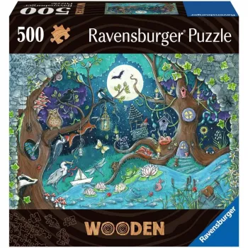 Drevené puzzle fantazijný les (505 dielikov)