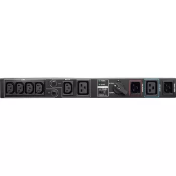 Bluewalker PowerWalker MBS - prepínací modul (rack - montáž do racku) - AC 208/220/230/240 V - výstupné konektory: 6 - 48,3 cm (19) - čierny (UPS2005)
