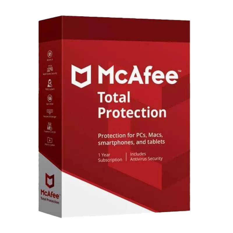 McAfee Total Protection - 1 zariadenie / 1 rok, Global