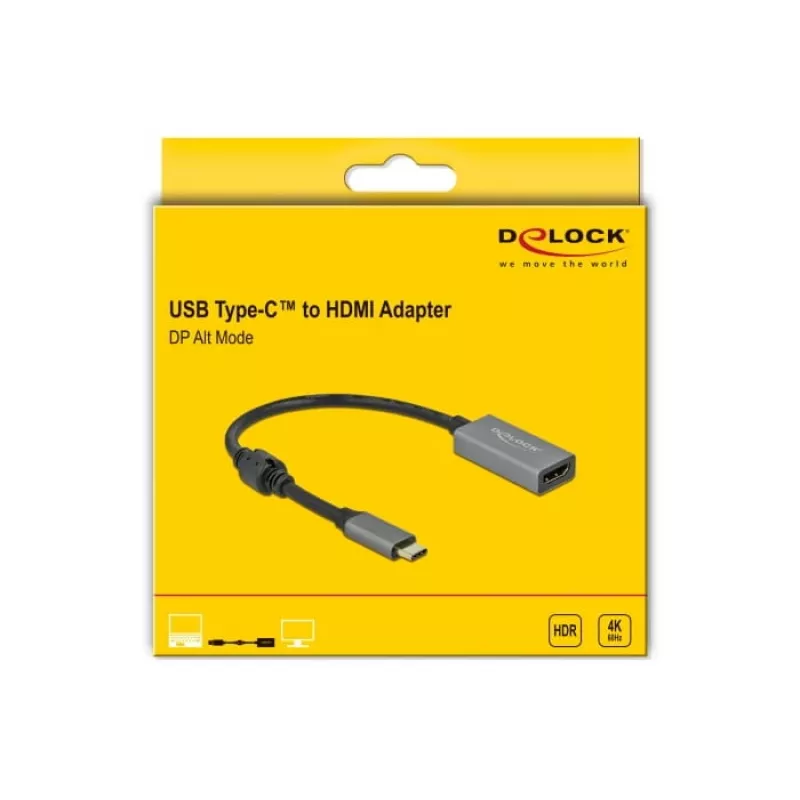 DeLOCK 66571 aktívny USB Type-C na HDMI adaptér