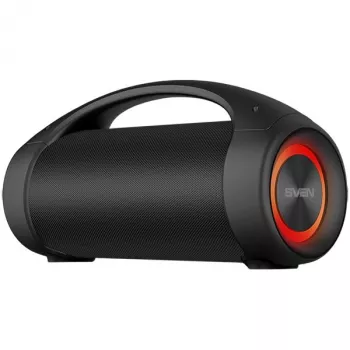 SVEN PS-370 2x20W; TWS; FM rádio; AUX; podpora USB/SD kariet; vodotesný (IPx5); osvetlenie