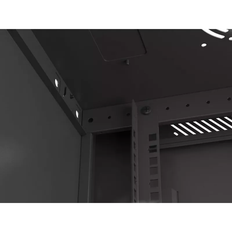 Lanberg WF01-6404-23B rack rozvádzač 4U nástenný čierny