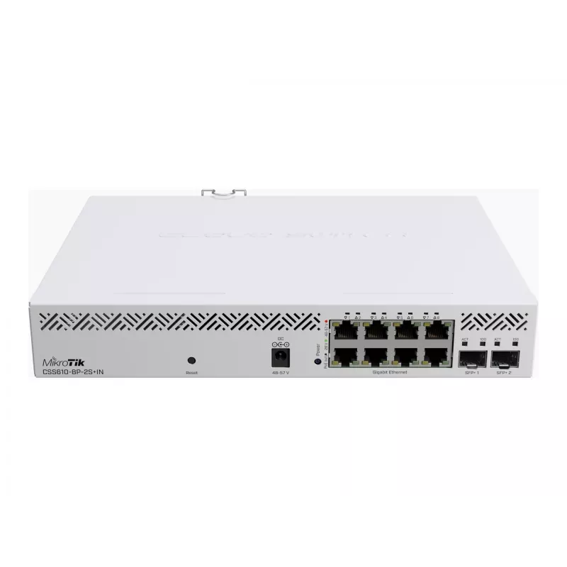 Managed Switch Mikrotik CSS610-8P-2S+IN 8 portov Gigabit Ethernet PoE