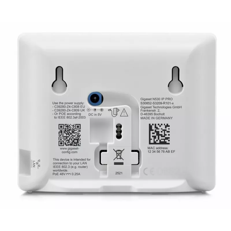 Gigaset N530 IP PRO + S700H PRO DECT telefón identifikácia volajúceho antracit