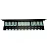 Digitus DN-91524U-EC 19" 24-portový Cat5e U/UTP patch panel, 1U, s káblovou podporou, čierny