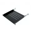 19-palcová polica Triton RAB-UP-450-A4 1U 450 mm 80 kg, čierna