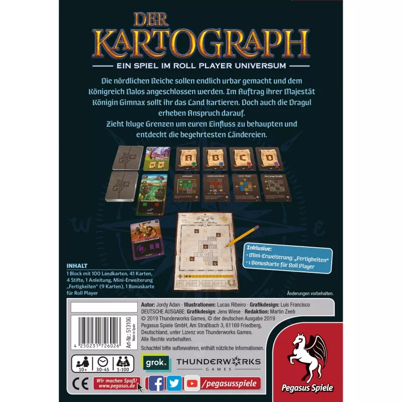 Der Kartograph, rodinná hra