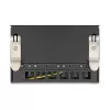 Patch panel DELOCK Mini Desktop RJ45 6 portov Cat.6A tienený, kov, čierny, 80×22×125 mm