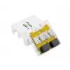 LANBERG nástenná zásuvka RJ-45 Cat6 OU6-0002-W biela, 2 konektory samica, 30×54×57 mm