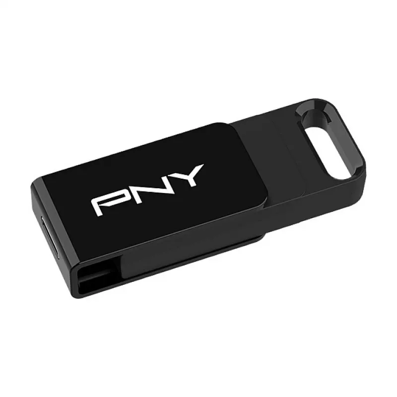 PNY Elite, 128 GB, USB Type-C, 3.2 Gen 1 (3.1 Gen 1), 120 MB/s, čierna