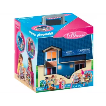 Stavebnica PLAYMOBIL domček pre bábiky 70985 viacfarebný plast