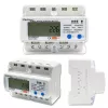 Trojfázový elektromer QOLTEC 50883 Wi‑Fi 400V s LCD displejom
