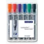 Marker Staedtler 356 B WP6 6 ks modrá zelená oranžová červená fialová
