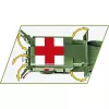 Stavebnica Cobi Dodge WC-54 sanitka model 2257 mierka 1:35 stavebnica