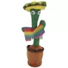 Tancujúci kaktus hračka so sombrerom Extralink Toys, spievajúca pre deti LED USB