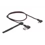 USB kábel DeLOCK EASY-USB 2.0 Type-A na Micro-B konektor samec 0,5 m čierny
