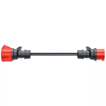 Adaptér pre Gemini flex 22 kW CEE červený trojfázový 32A > CEE červený 16A čierny 30cm
