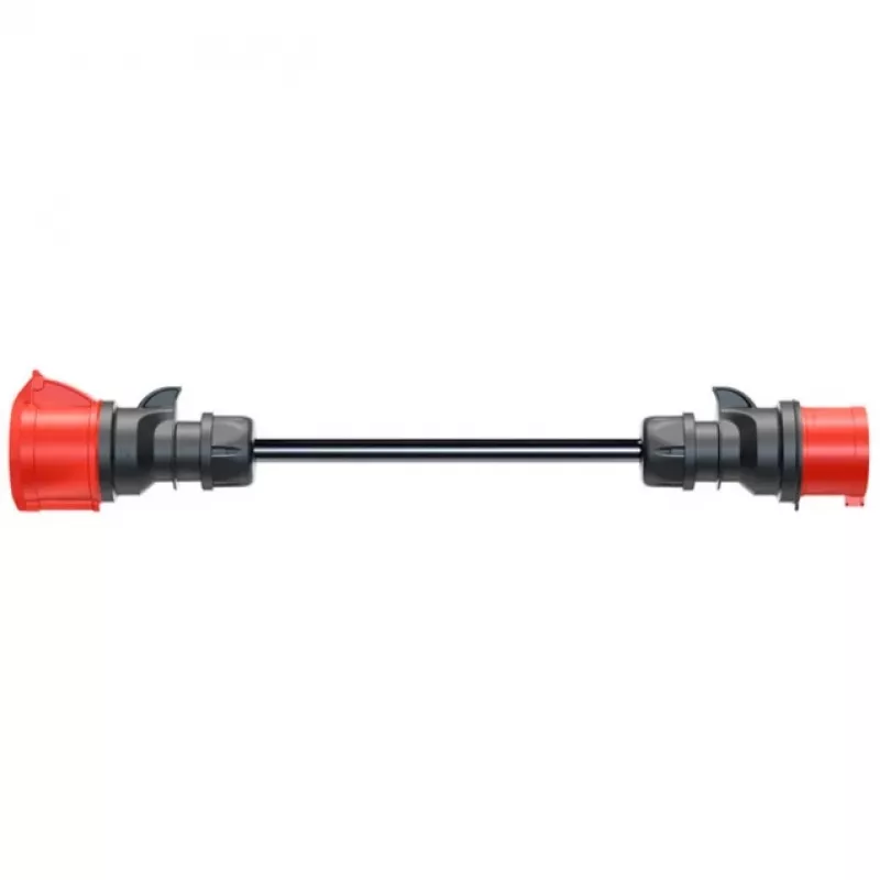 Adaptér pre Gemini flex 22 kW CEE červený trojfázový 32A > CEE červený 16A čierny 30cm