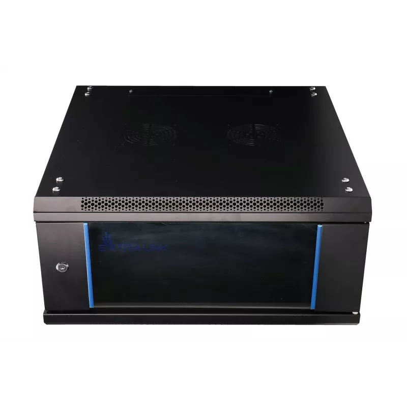 Nástenná skriňa Extralink Extralink Rackmount cabinet 4U 600x600 čierna