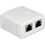 Nástenná zásuvka 2 x RJ-45 DeLOCK 86197
