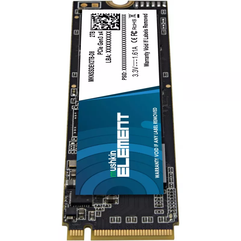 Mushkin ELEMENT – SSD – 2 TB – interný – M.2 2280 – PCIe 3.0 x4 (NVMe)