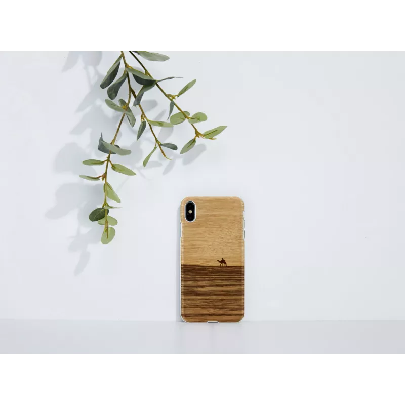 Puzdro na smartphone man and wood pre iPhone XS Max — terra white